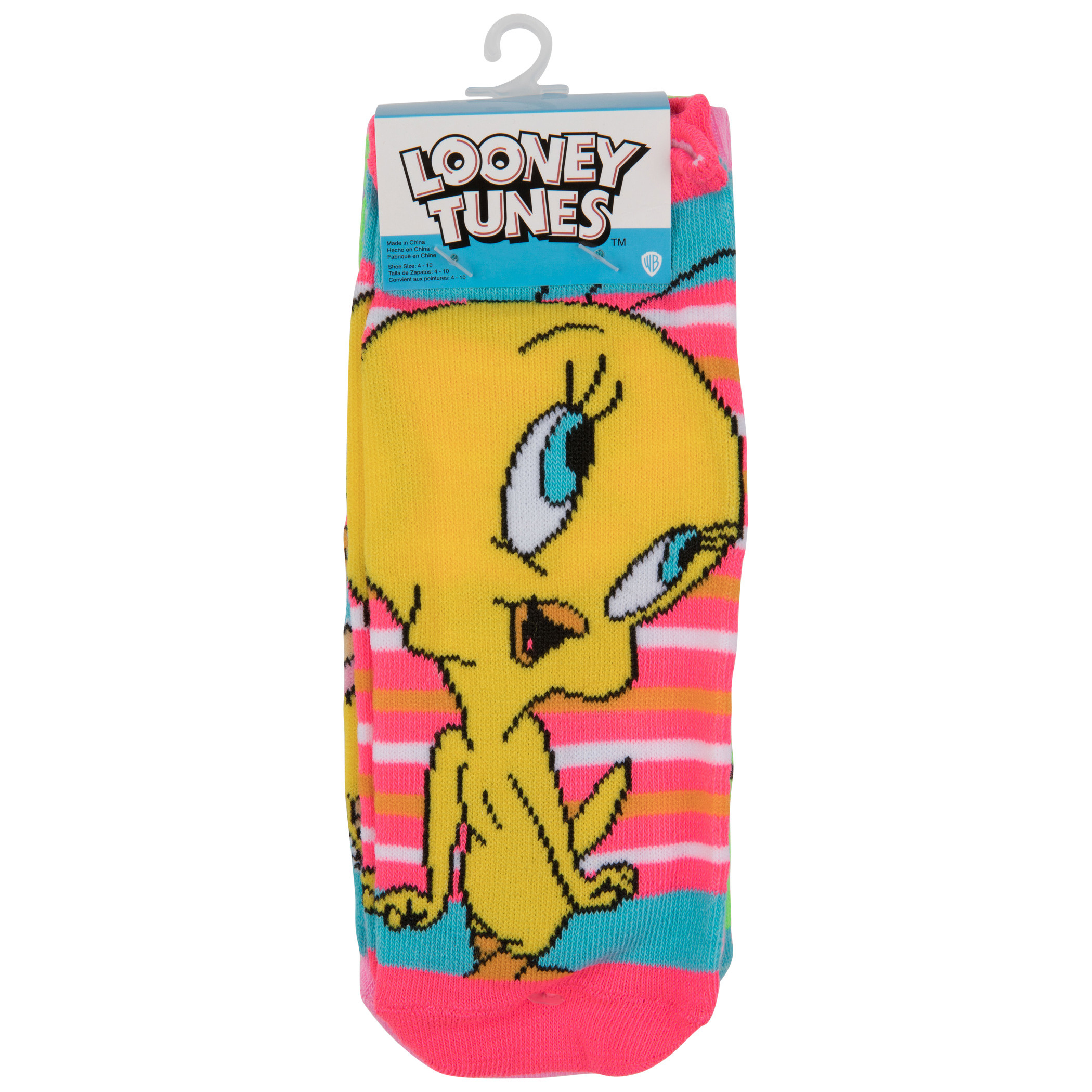 Looney Tunes Bright Women's 6-Pair Pack of Low Cut Socks